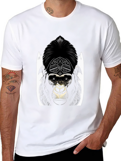 Gorilla Graphic Tee - Black Stylish Design