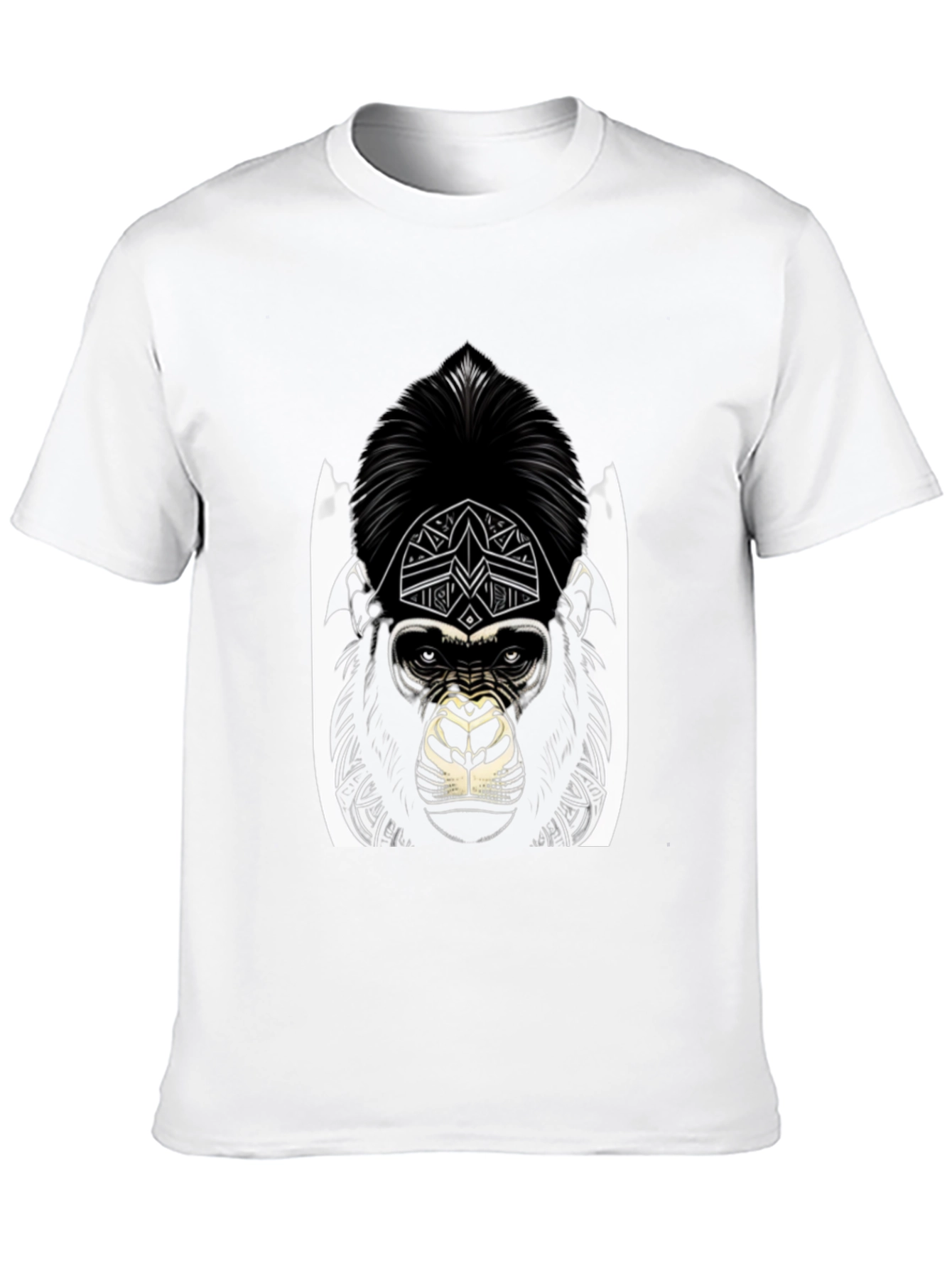 Gorilla Graphic Tee - Black Stylish Design
