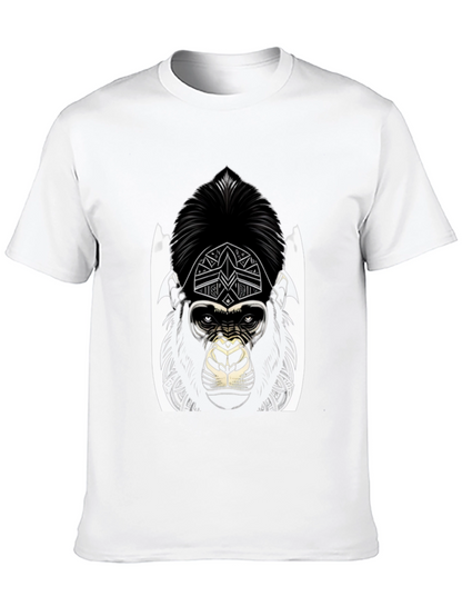 Gorilla Graphic Tee - Black Stylish Design