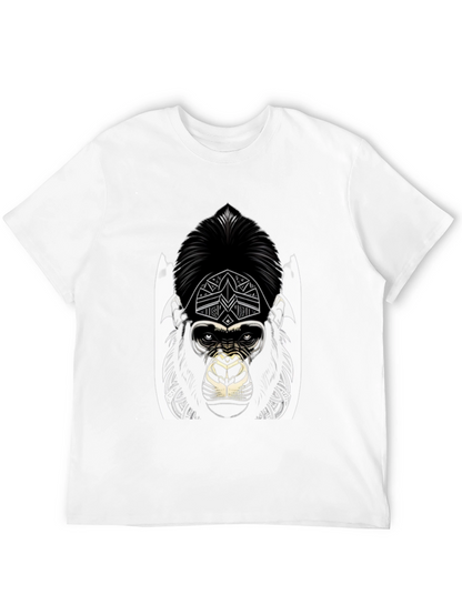 Gorilla Graphic Tee - Black Stylish Design