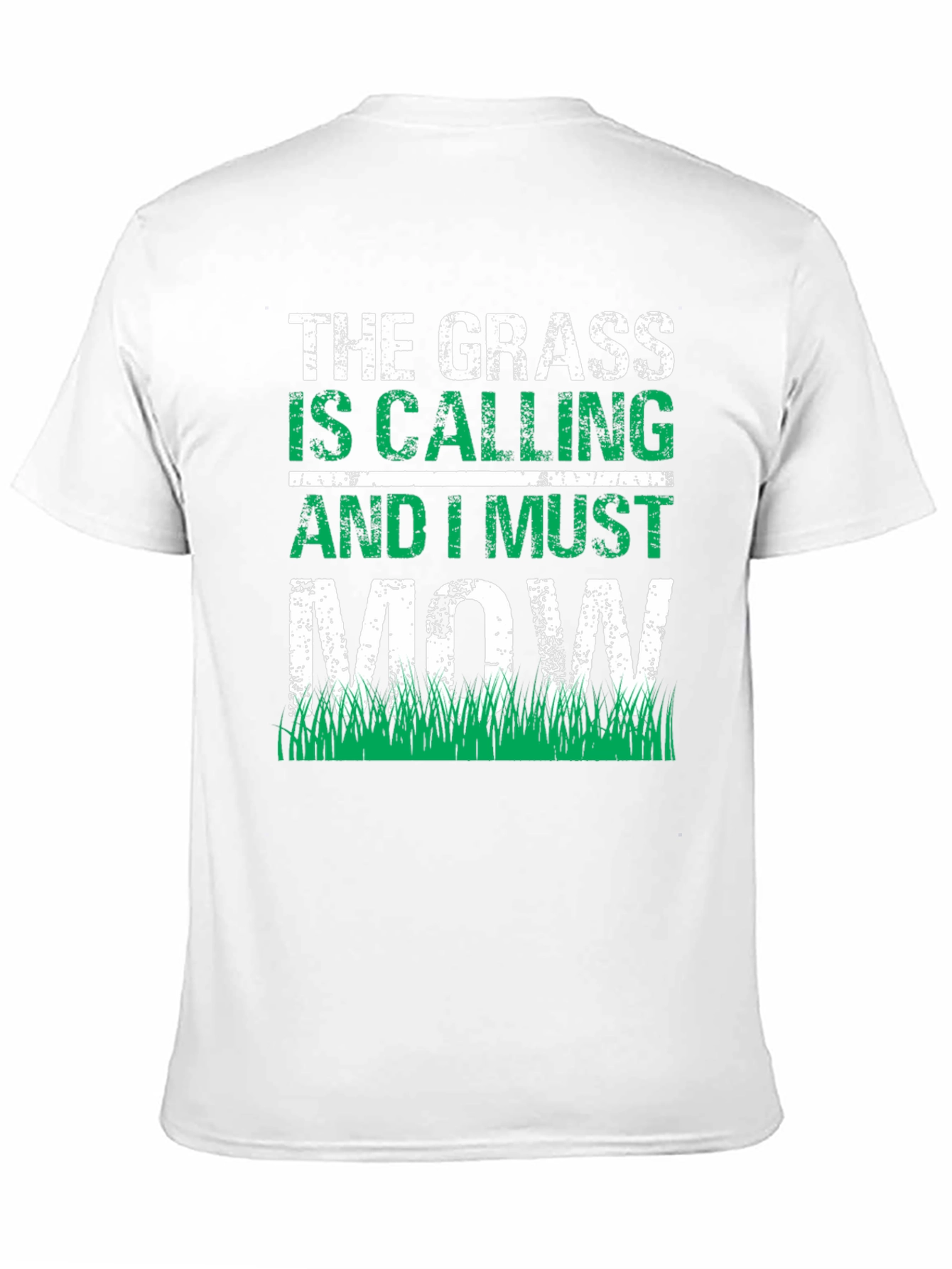 Grass is Calling Funny Lawn Mowing T-Shirt