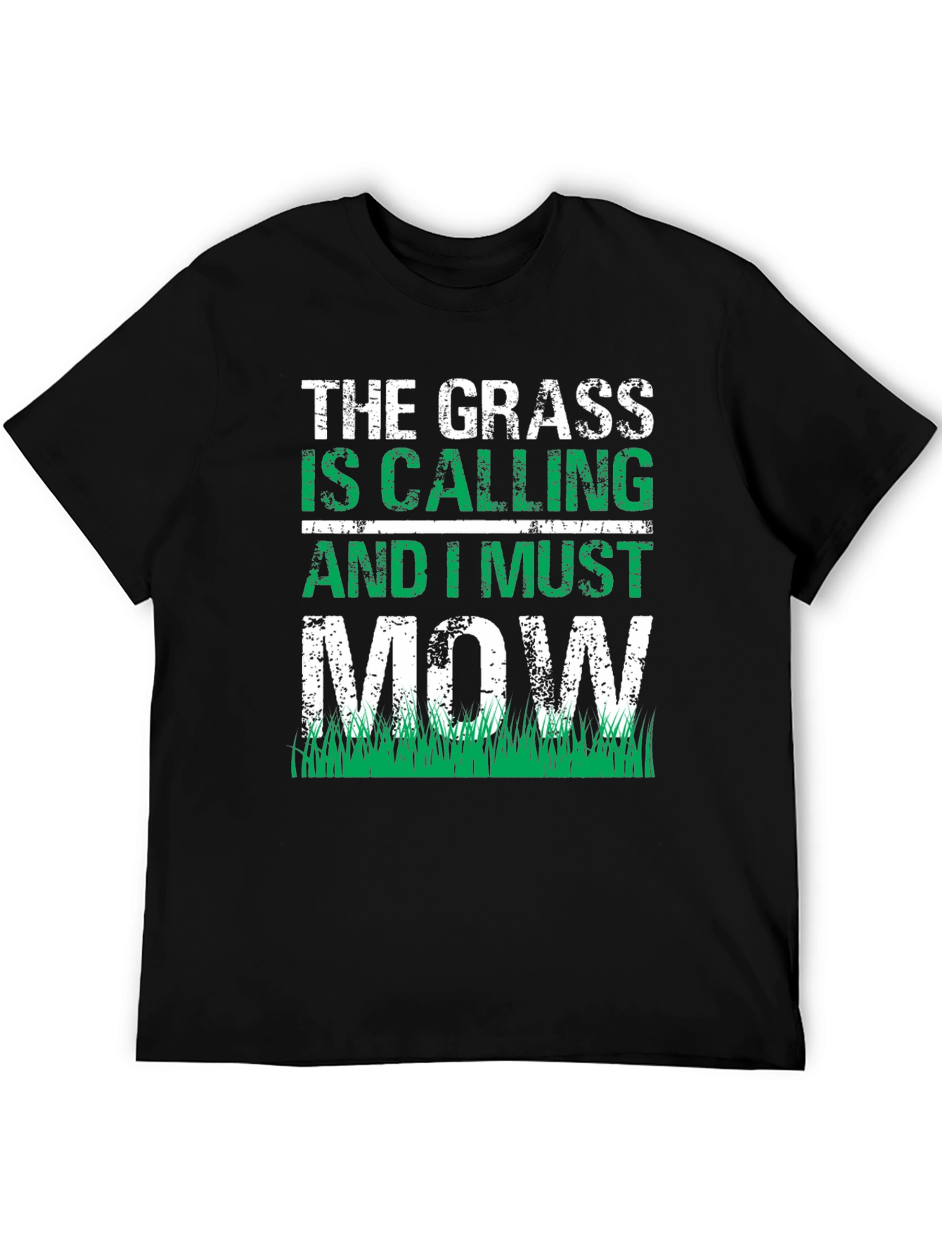 Grass is Calling Funny Lawn Mowing T-Shirt