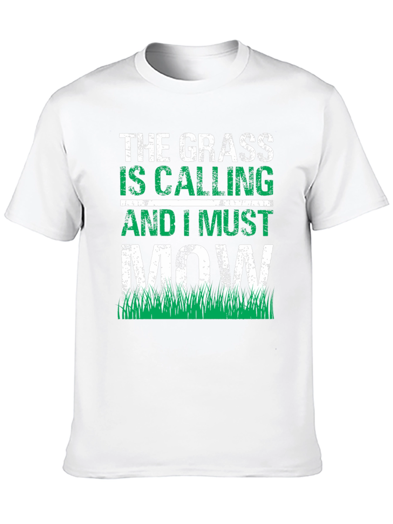 Grass is Calling Funny Lawn Mowing T-Shirt