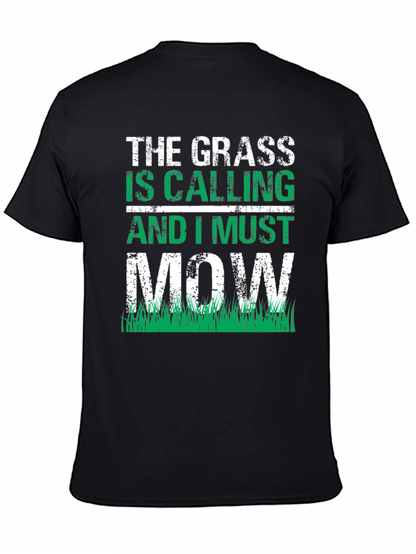Grass is Calling Funny Lawn Mowing T-Shirt