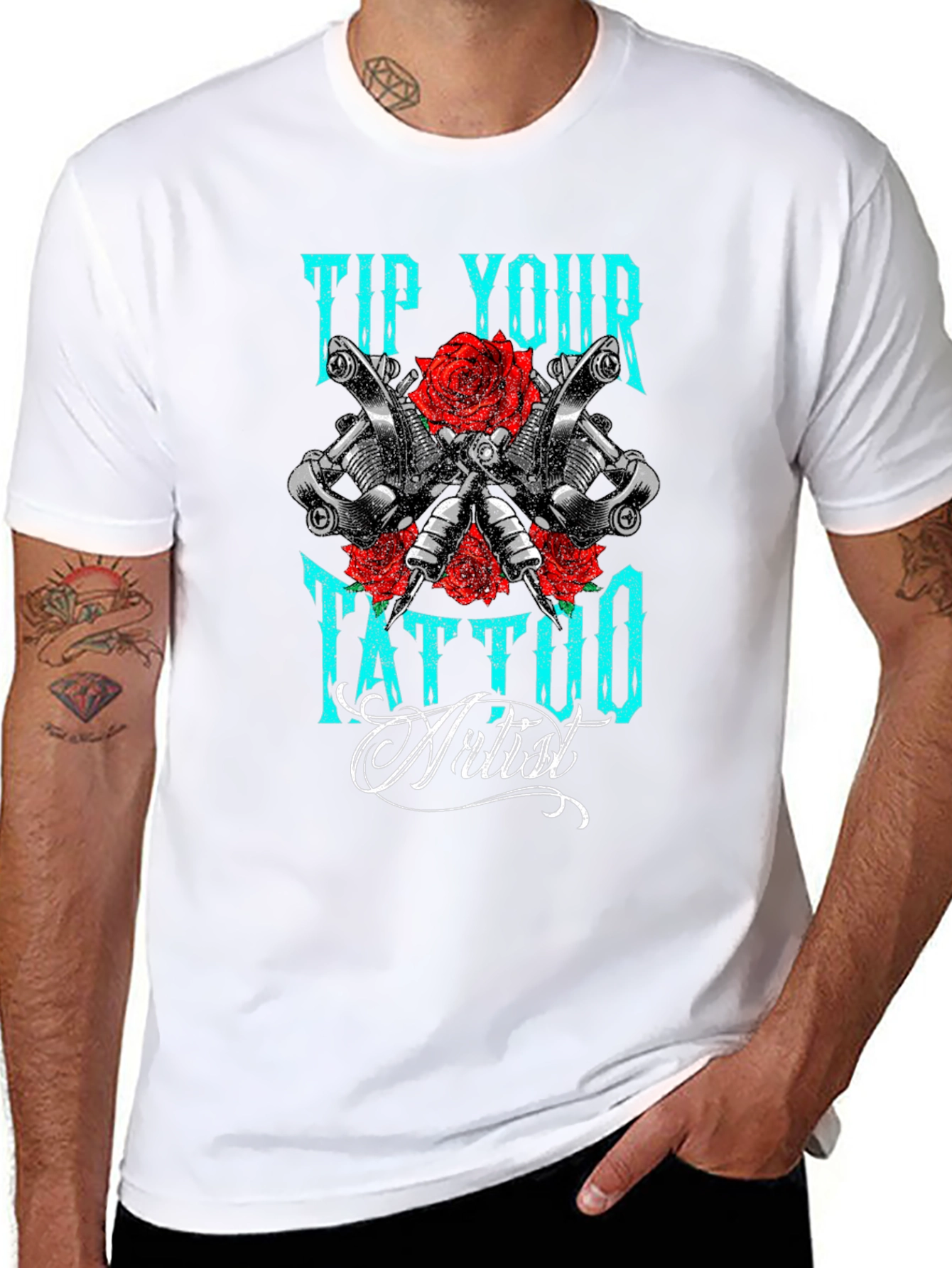 Tip Your Tattoo Artist Graphic T-Shirt