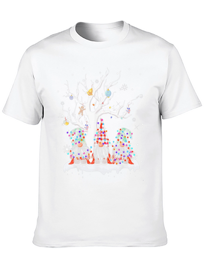 Festive Gnome Christmas Tree T-Shirt