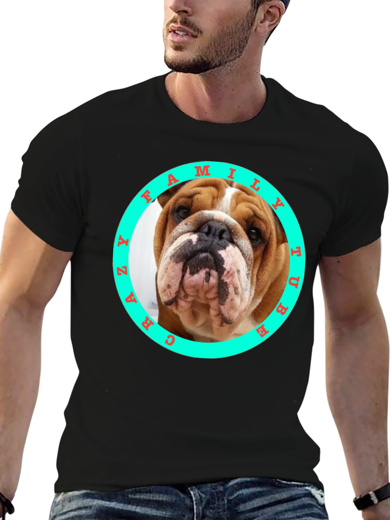 Crazy Bulldog Family T-Shirt
