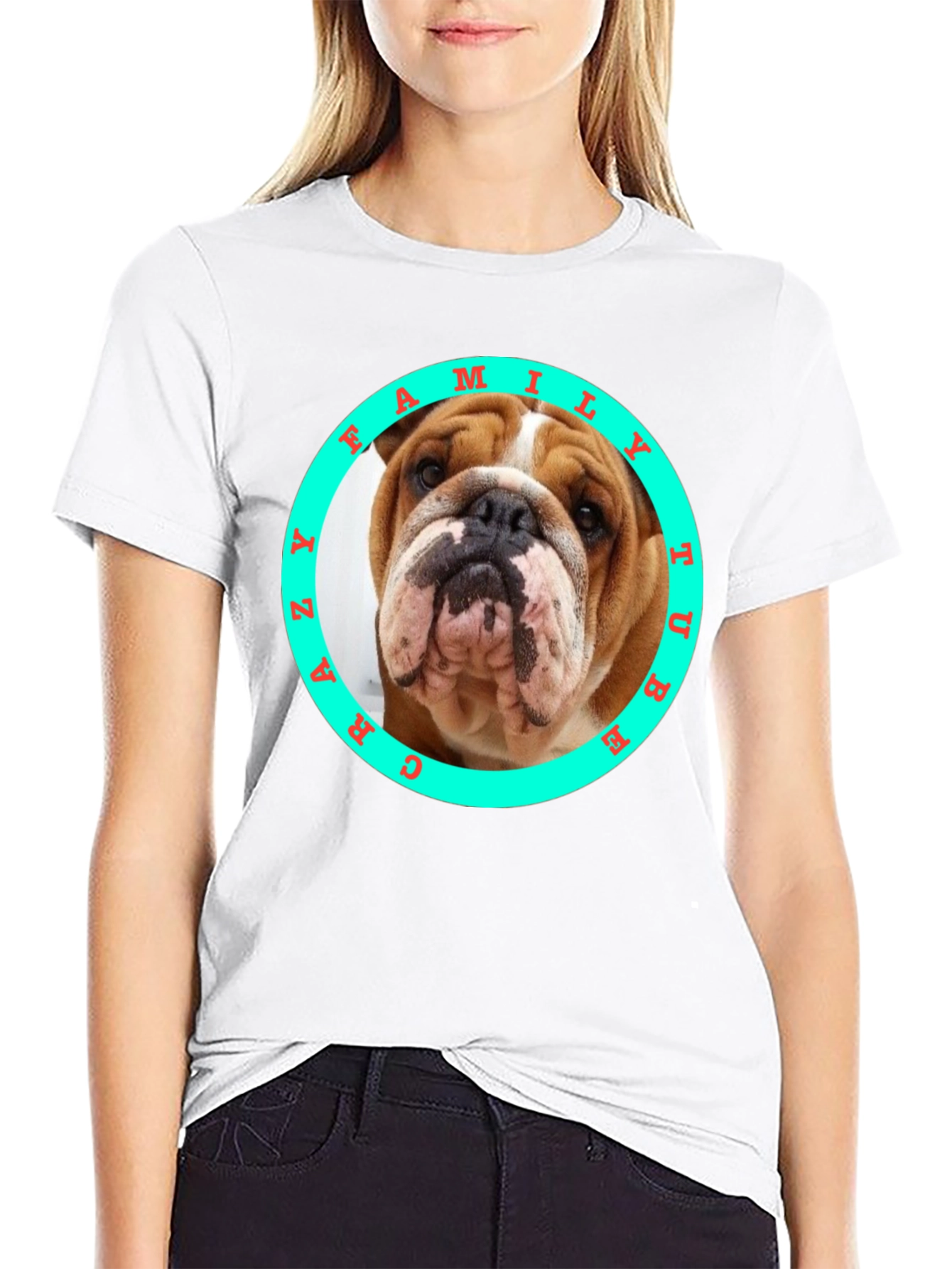 Crazy Bulldog Family T-Shirt