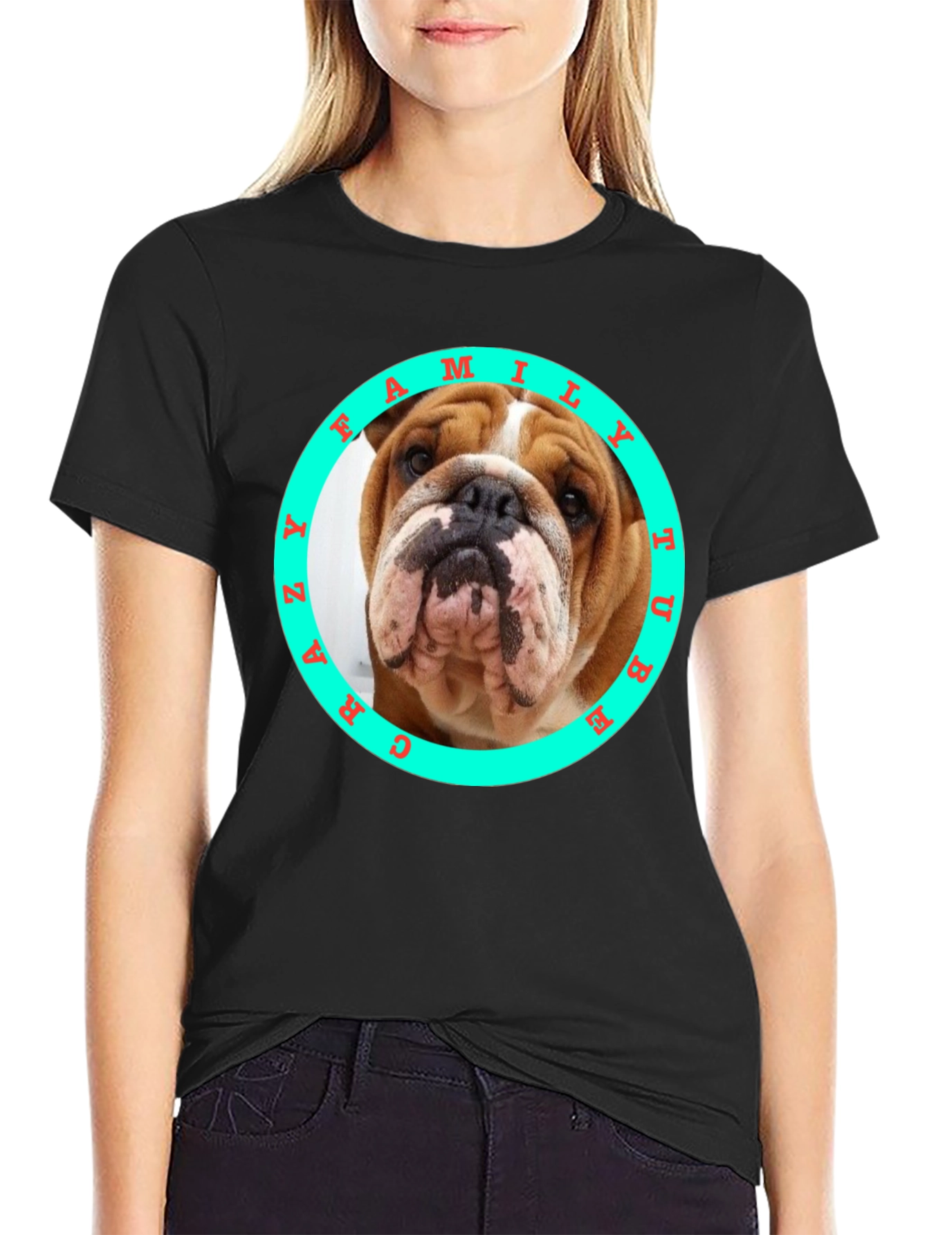 Crazy Bulldog Family T-Shirt