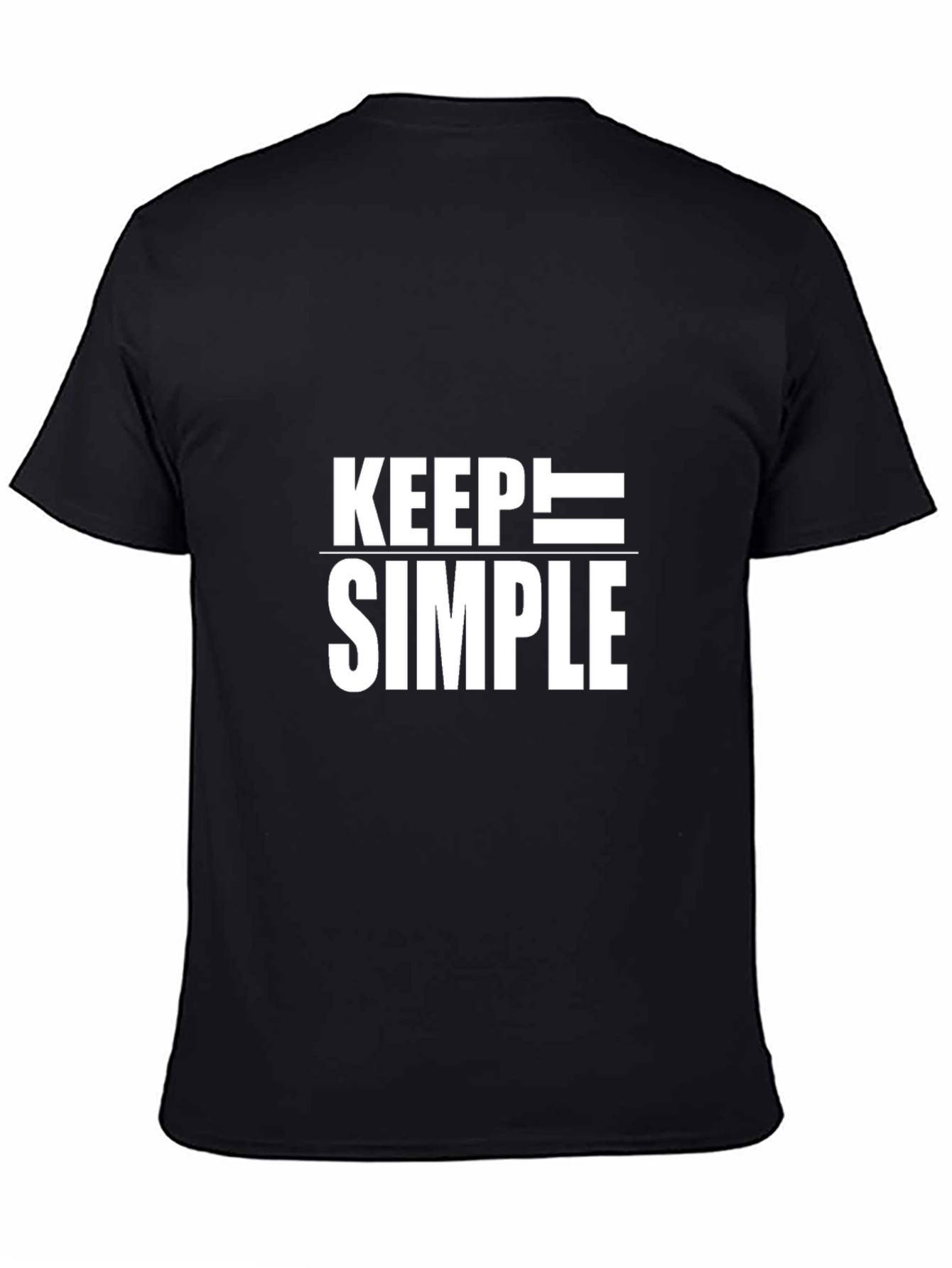 Keep Simple Black T-Shirt