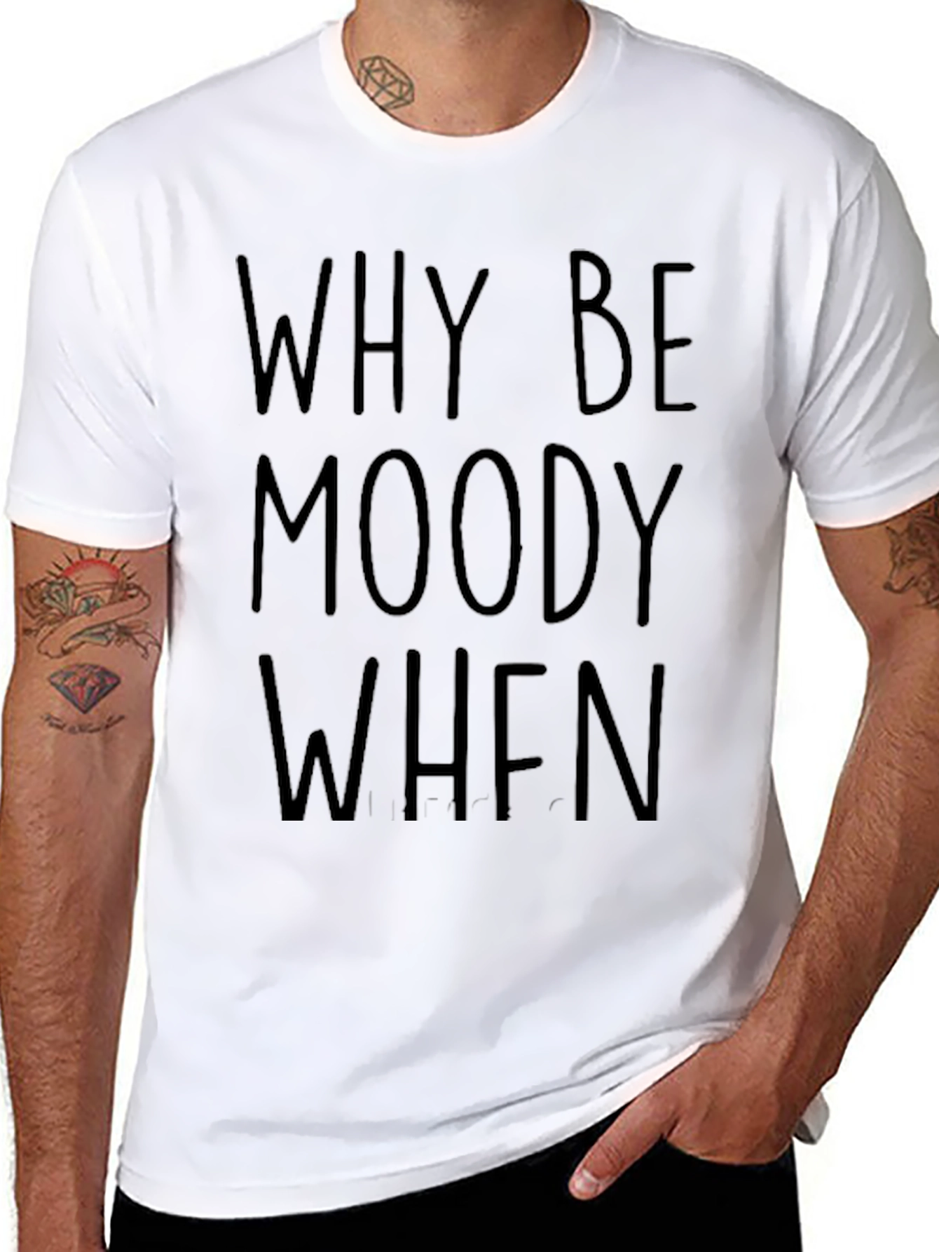 Why Be Moody Graphic Tee
