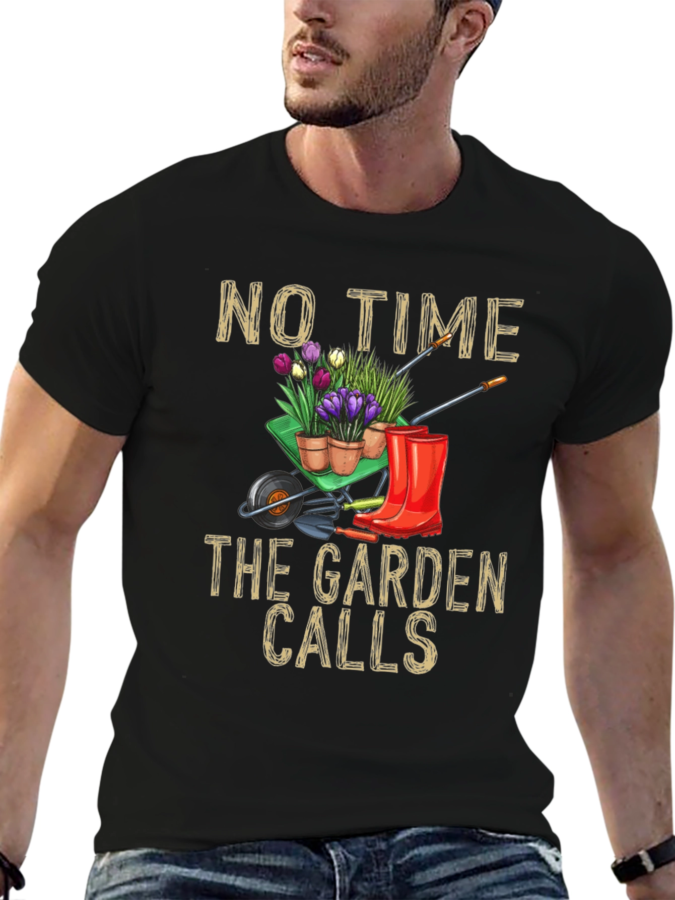Gardening T-Shirt: No Time The Garden Calls
