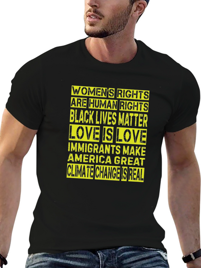 Equality & Awareness T-Shirt - Womens Rights BLM Climate