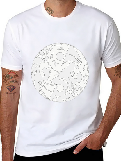 Yin Yang Raven Graphic Tee