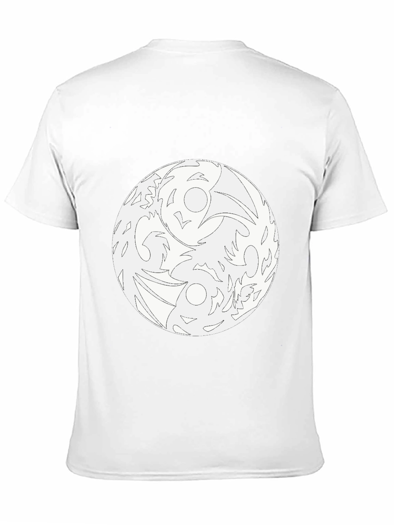 Yin Yang Raven Graphic Tee