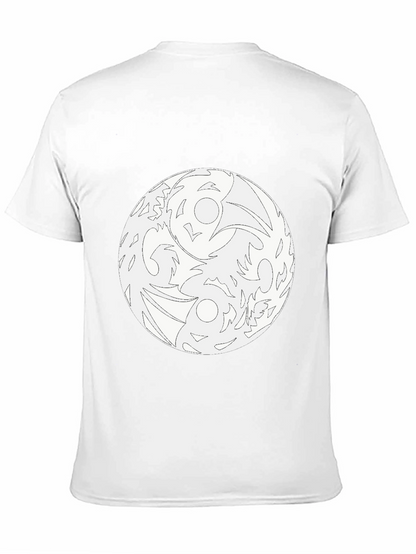 Yin Yang Raven Graphic Tee