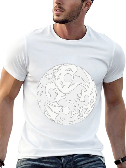 Yin Yang Raven Graphic Tee