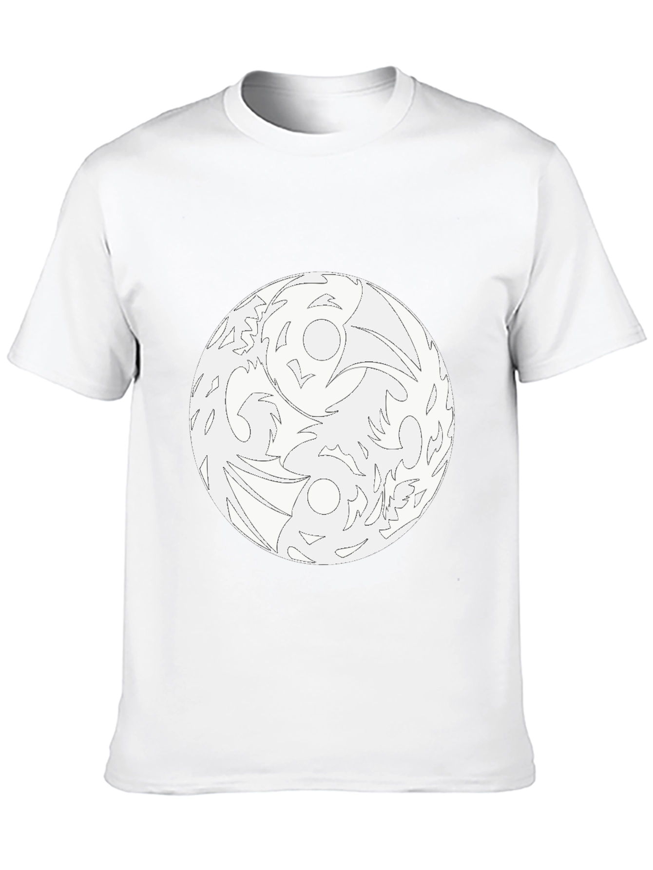 Yin Yang Raven Graphic Tee