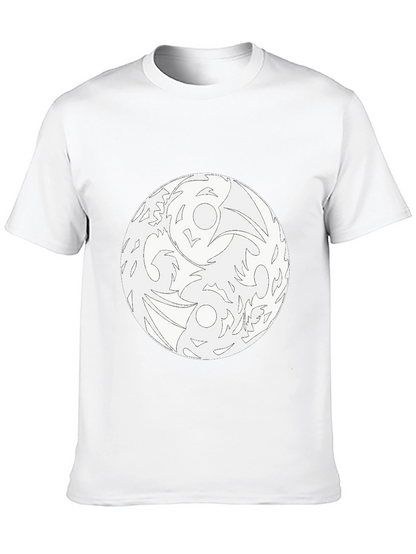 Yin Yang Raven Graphic Tee