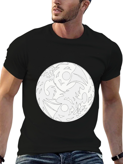 Yin Yang Raven Graphic Tee