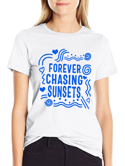 Forever Chasing Sunsets Graphic T-Shirt