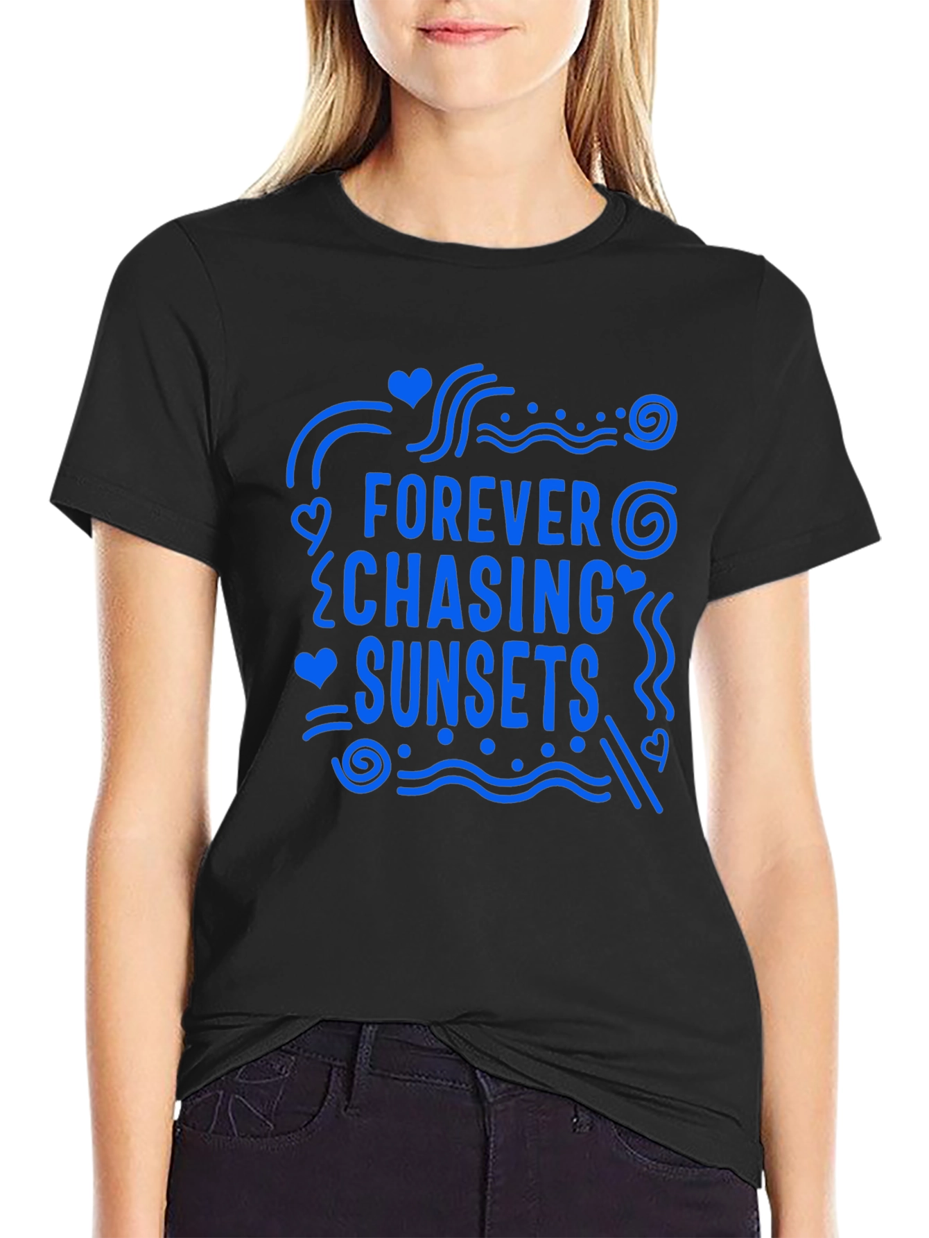 Forever Chasing Sunsets Graphic T-Shirt