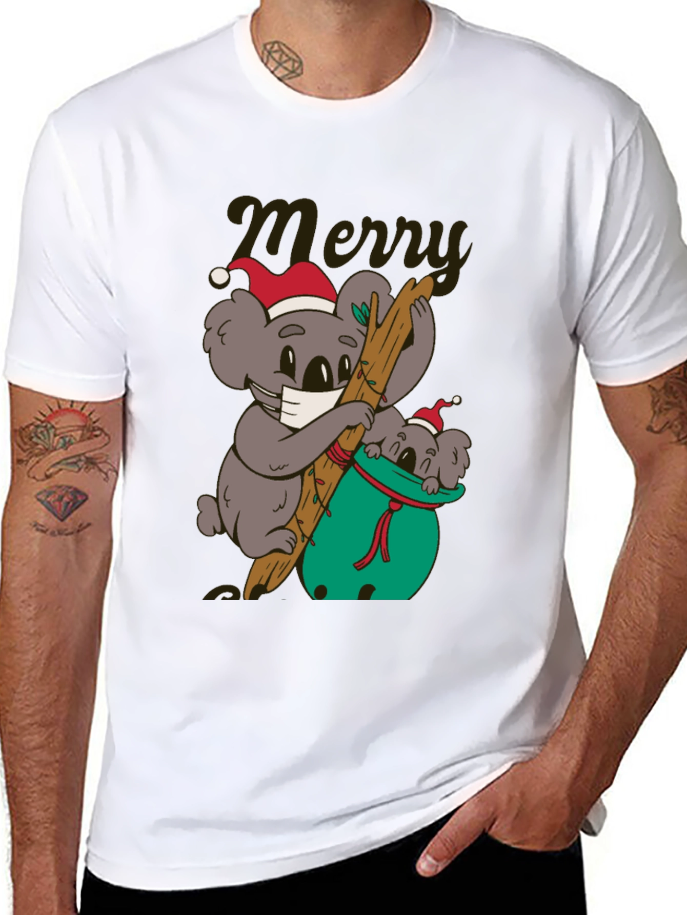 Christmas Koala T-Shirt: Festive & Fun