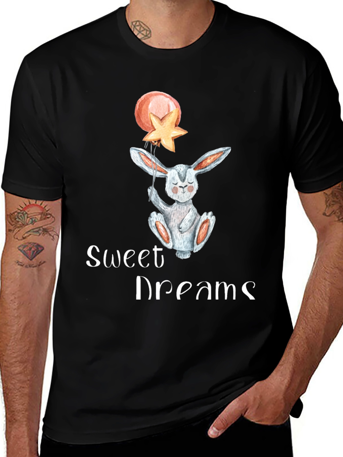 Sweet Dreams Bunny T-Shirt - Cute Graphic Tee