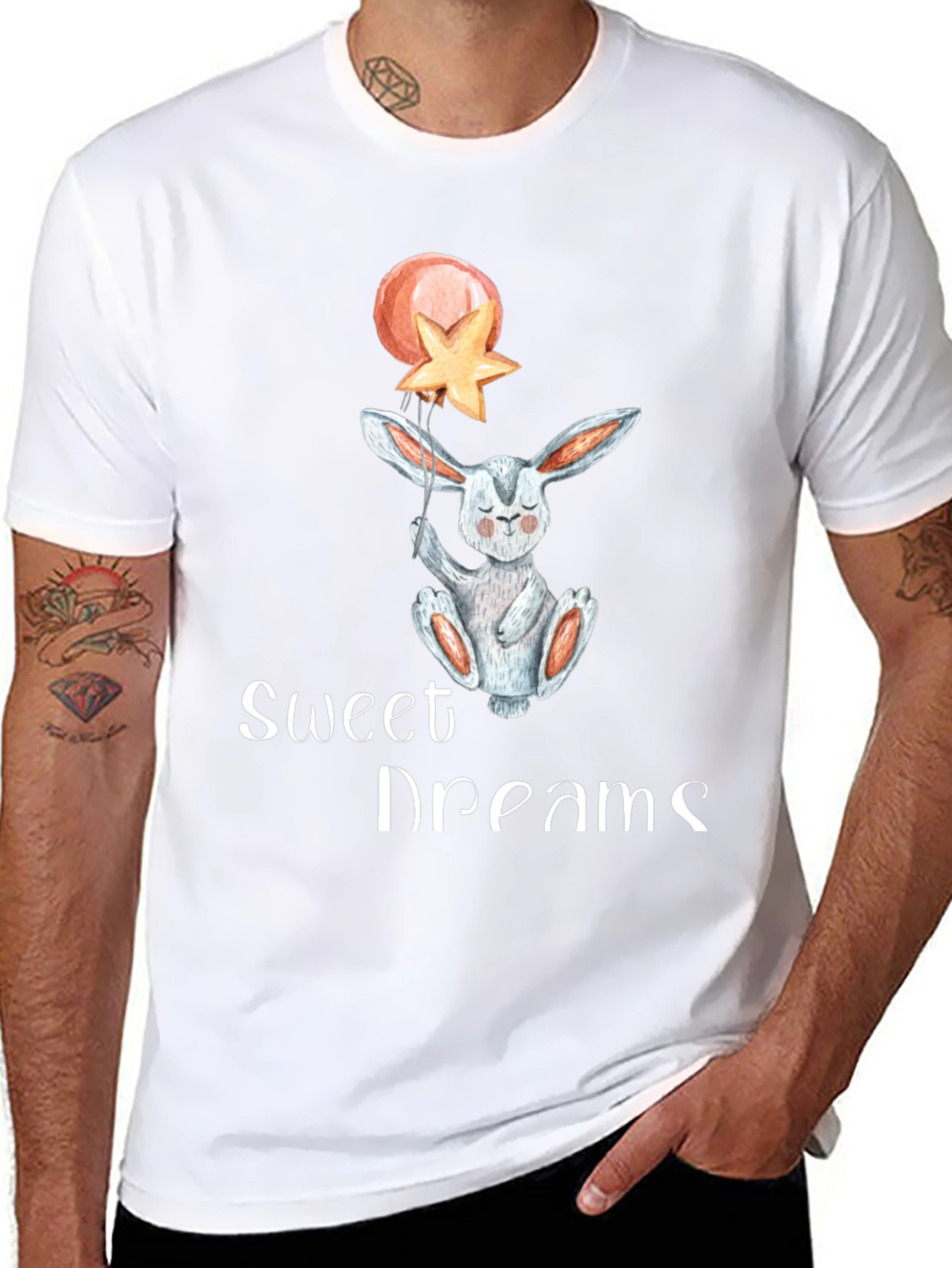 Sweet Dreams Bunny T-Shirt - Cute Graphic Tee