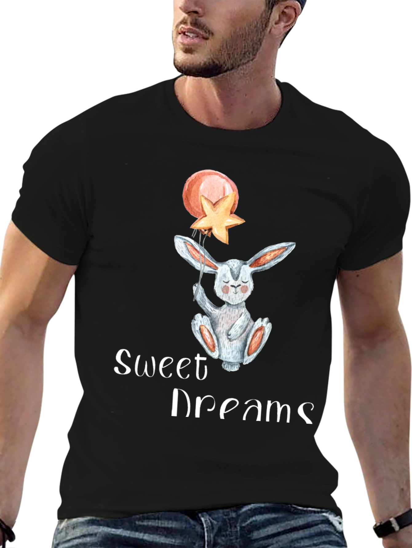 Sweet Dreams Bunny T-Shirt - Cute Graphic Tee