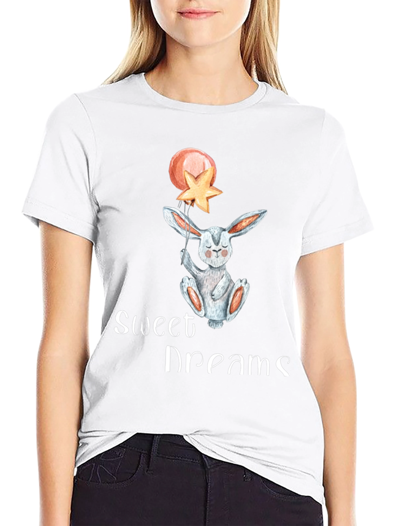 Sweet Dreams Bunny T-Shirt - Cute Graphic Tee