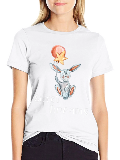 Sweet Dreams Bunny T-Shirt - Cute Graphic Tee