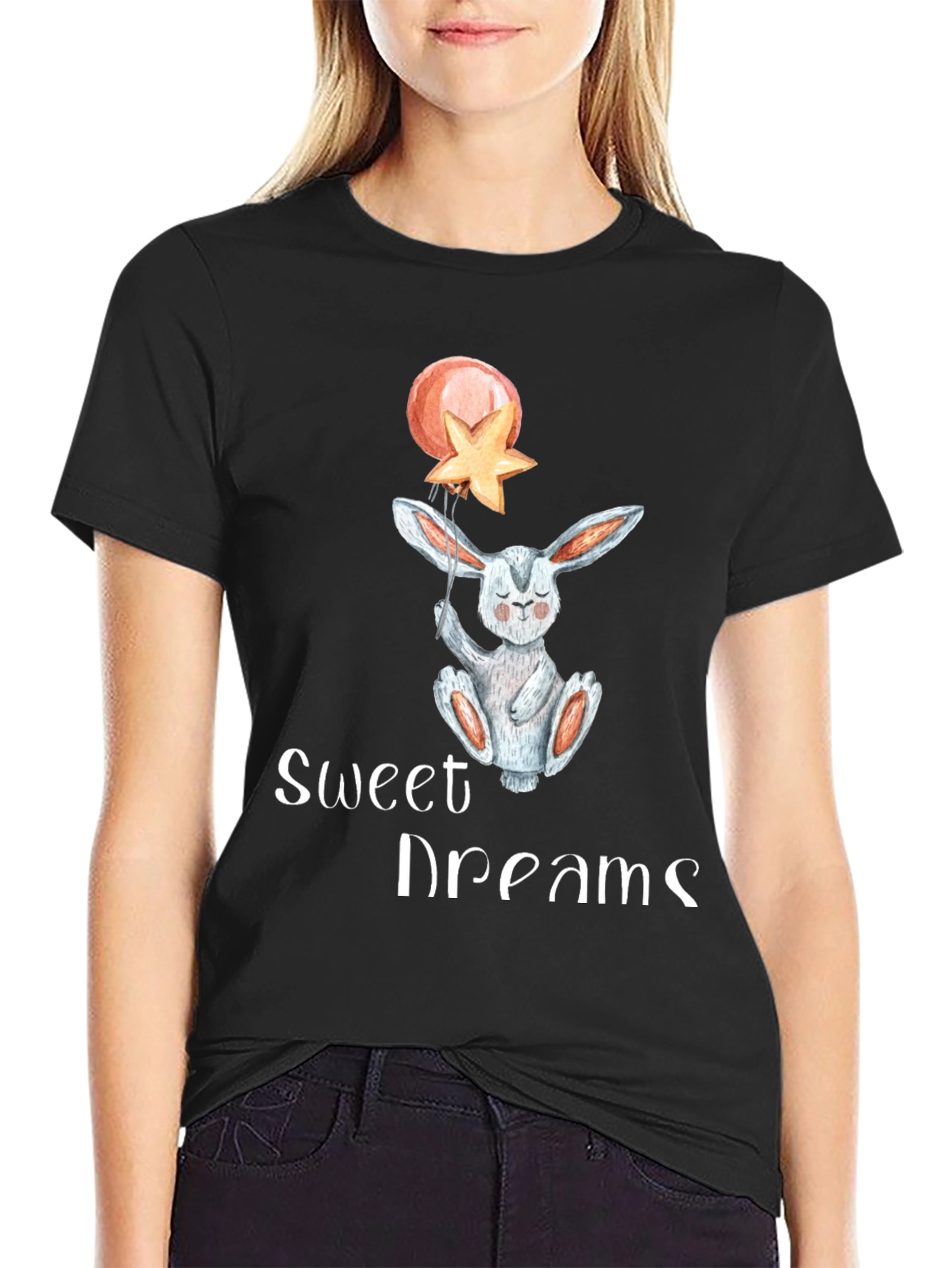 Sweet Dreams Bunny T-Shirt - Cute Graphic Tee