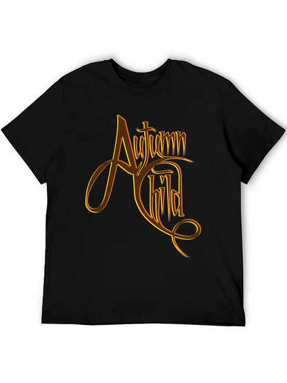 Autumn Child Graphic Tee - Black