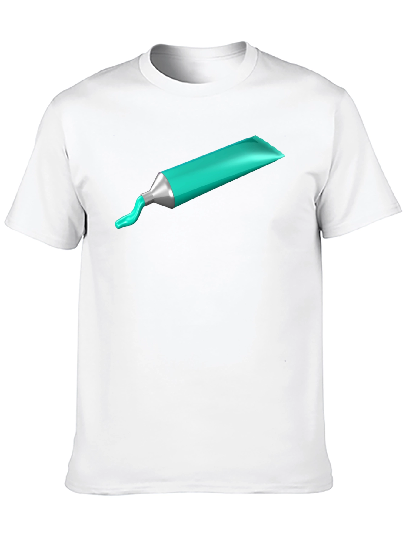 Artists Paint Tube Graphic Tee - Black Cotton
