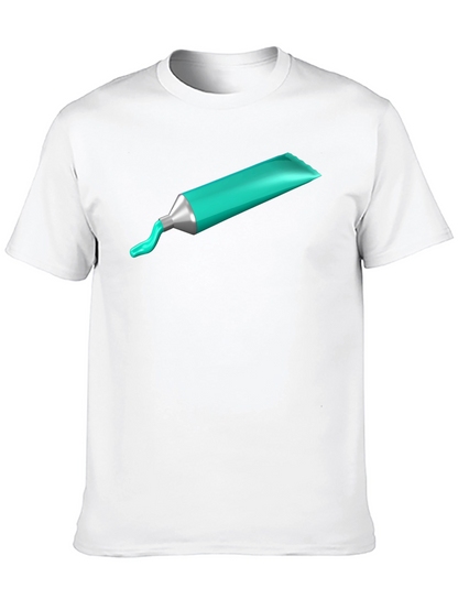 Artists Paint Tube Graphic Tee - Black Cotton