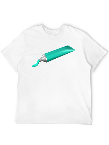 Artists Paint Tube Graphic Tee - Black Cotton