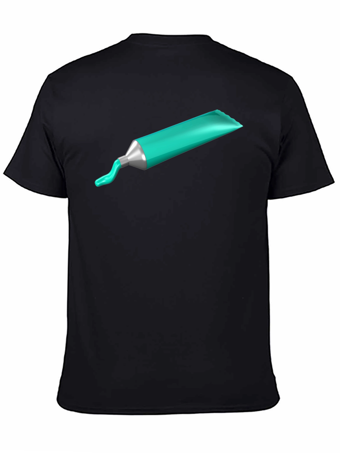 Artists Paint Tube Graphic Tee - Black Cotton