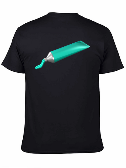 Artists Paint Tube Graphic Tee - Black Cotton