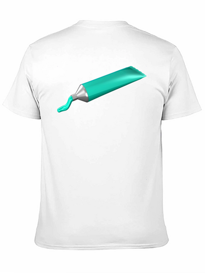Artists Paint Tube Graphic Tee - Black Cotton