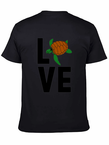 Turtle Love Graphic Tee - Black