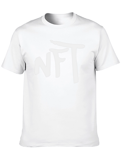 NFT Graphic T-Shirt - Black Cotton Blend
