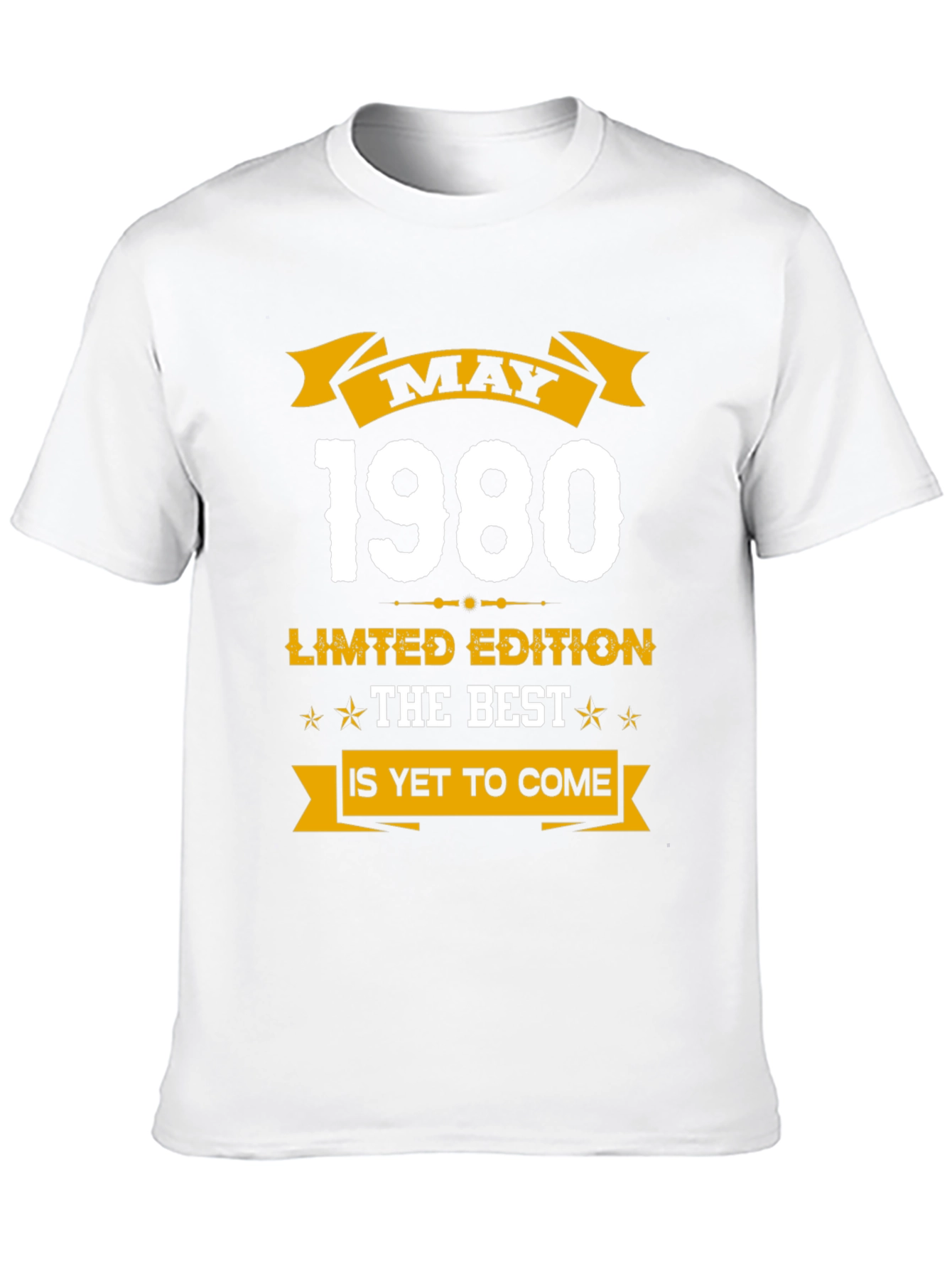 May 1980 Limited Edition Birthday T-Shirt
