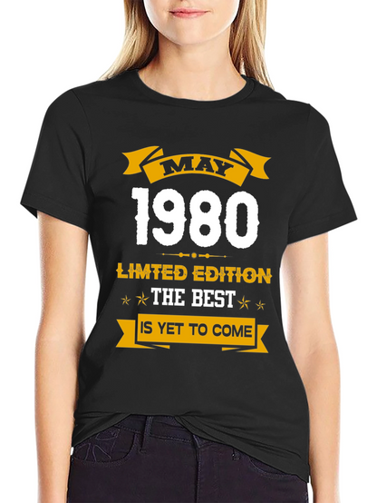 May 1980 Limited Edition Birthday T-Shirt