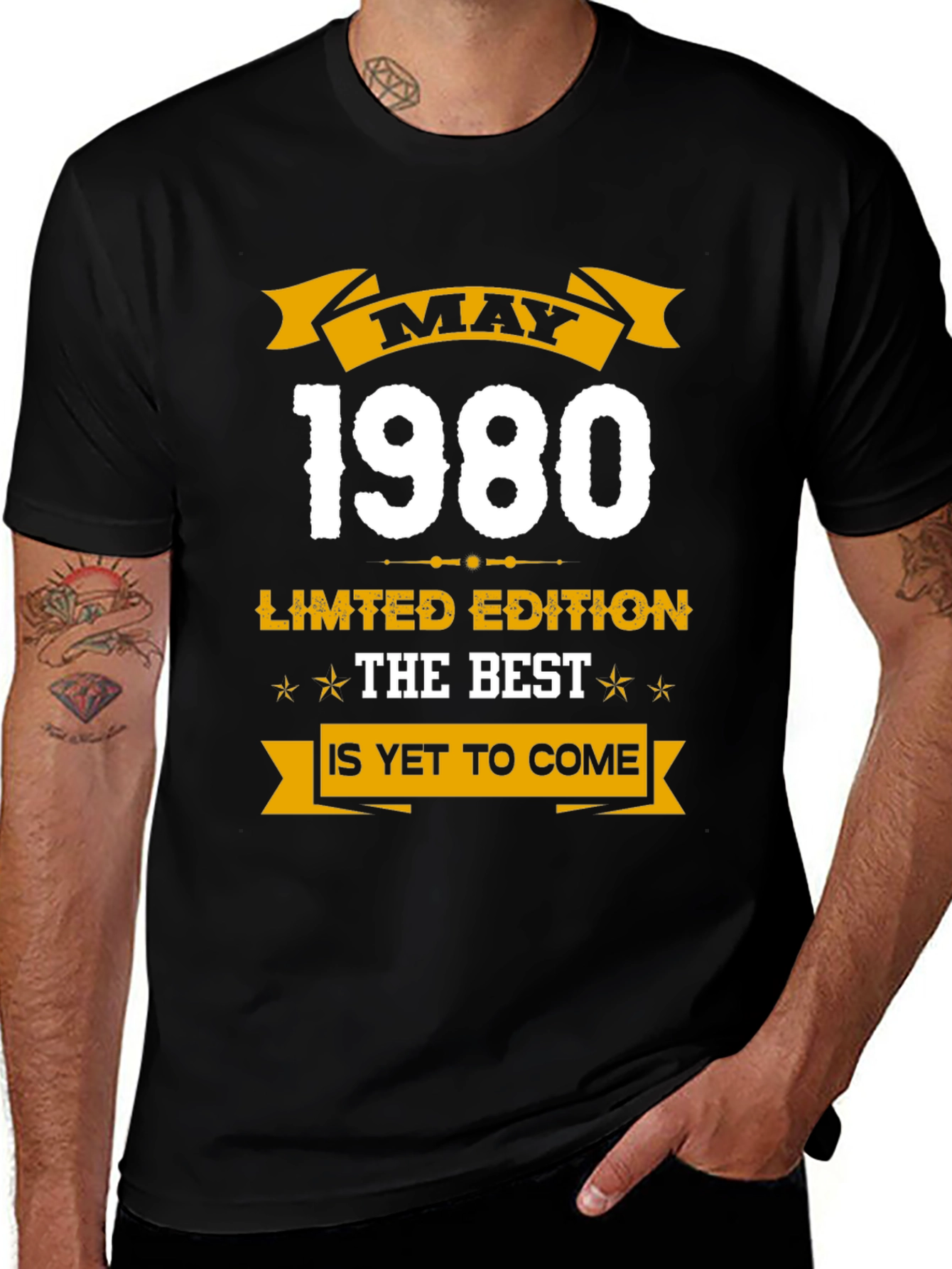 May 1980 Limited Edition Birthday T-Shirt