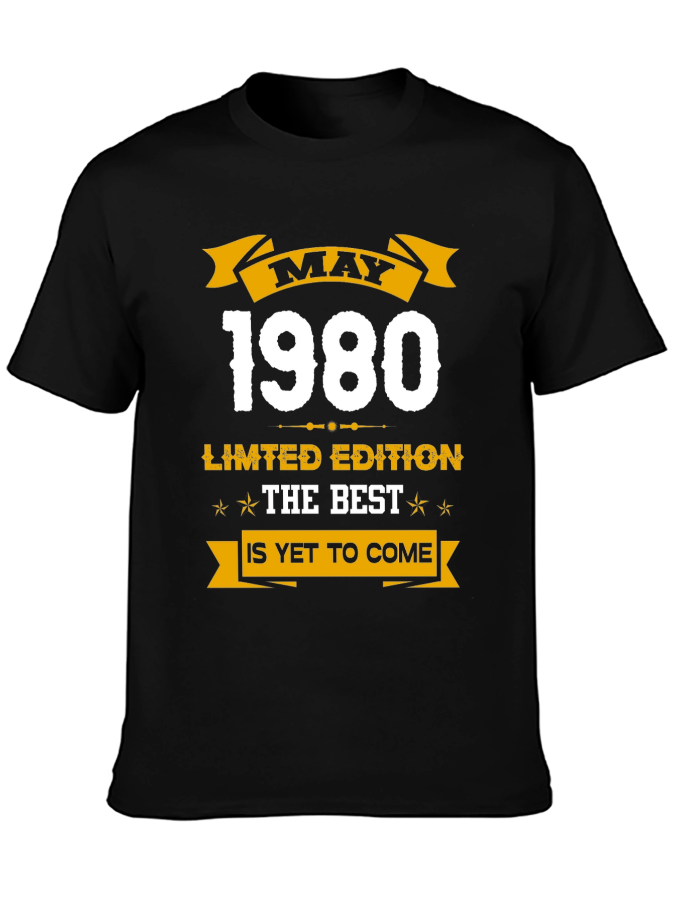May 1980 Limited Edition Birthday T-Shirt