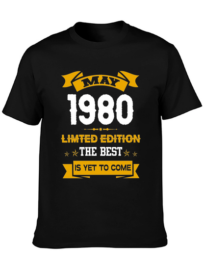 May 1980 Limited Edition Birthday T-Shirt