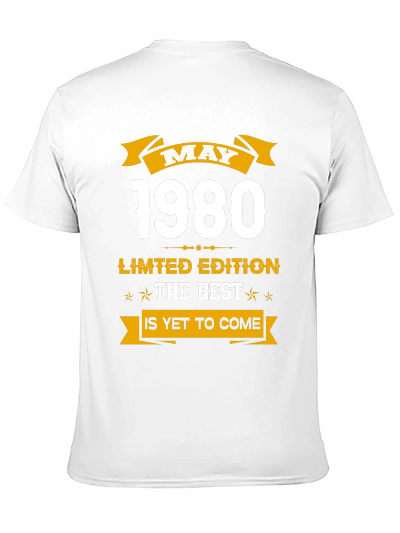 May 1980 Limited Edition Birthday T-Shirt
