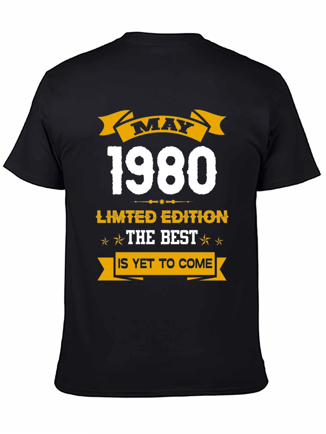 May 1980 Limited Edition Birthday T-Shirt