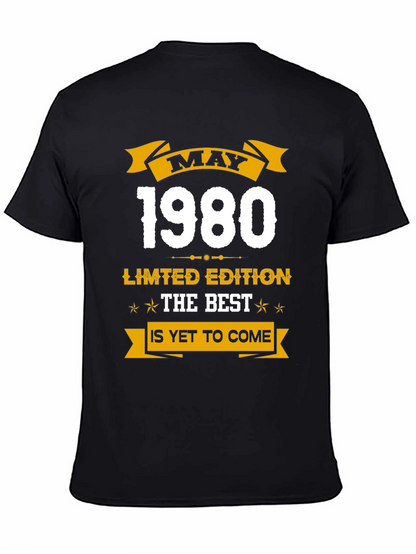 May 1980 Limited Edition Birthday T-Shirt